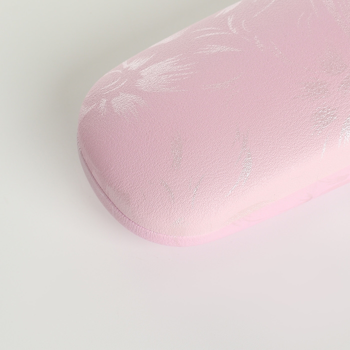 Футляр для очков на хлопушке, длина 16 см, цвет розовый Футляр для очков на хлопушке, длина 16 см, цвет розовый