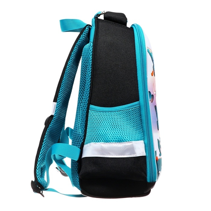 Рюкзак каркасный, 35х26х13, Seventeen, девочка EVA, зелёный Рюкзак каркасный, 35х26х13, Seventeen, девочка EVA, зелёный