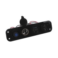 Приборная панель, вольтметр, прикуриватель, 2 USB 2.1 А, 5 В Приборная панель, вольтметр, прикуриватель, 2 USB 2.1 А, 5 В