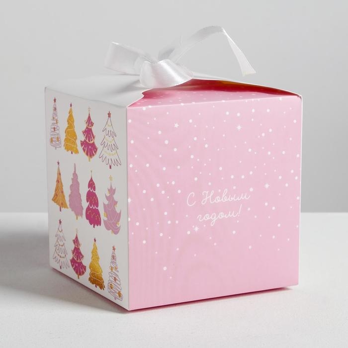 Коробка подарочная новогодняя складная &laquo;Чудеса&raquo;, 12 х 12 х 12 см, Новый год