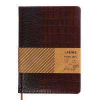 Ежедневник датированный 2024 A5 176 листов, deVENTE.Belcanto, твёрдая обложка из искусственной кожи с поролоном, ляссе, кремовый блок 70 г/м2, коричневый Ежедневник датированный 2024 A5 176 листов, deVENTE.Belcanto, твёрдая обложка из искусственной кожи с поролоном, ляссе, кремовый блок 70 г/м2, коричневый
