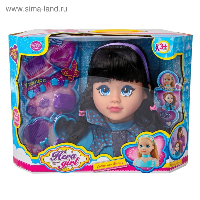 Кукла-манекен для создания причесок &laquo;Ида&raquo; с аксессуарами, МИКС