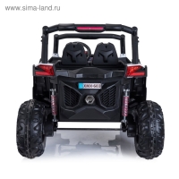 Электромобиль «БАГГИ», полный привод 4WD, кожаное сидение, цвет белый Электромобиль «БАГГИ», полный привод 4WD, кожаное сидение, цвет белый