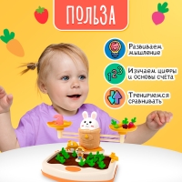 Развивающий набор «Умные весы. Зайкин огород» Развивающий набор «Умные весы. Зайкин огород»