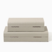 Шкатулка для украшений «Минимализм» экокожа, набор 2 шт. Шкатулка для украшений «Минимализм» экокожа, набор 2 шт.