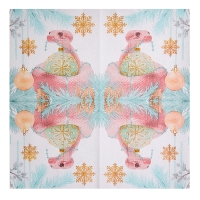 Салфетки новогодние бумажные «С Новым Годом», 33х33 см, двухслойные, 20 шт. Салфетки новогодние бумажные «С Новым Годом», 33х33 см, двухслойные, 20 шт.