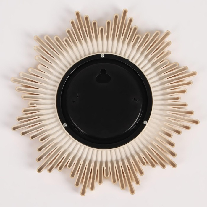 Зеркало настенное &laquo;Полосы&raquo;, d зеркальной поверхности 11 см, цвет золотистый