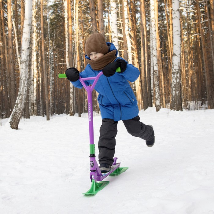 Самокат-снегокат 2 в 1 GRAFFITI, трюковой Самокат-снегокат 2 в 1 GRAFFITI, трюковой