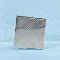 Зеркало складное, 6 &times; 6 см, цвет серебристый