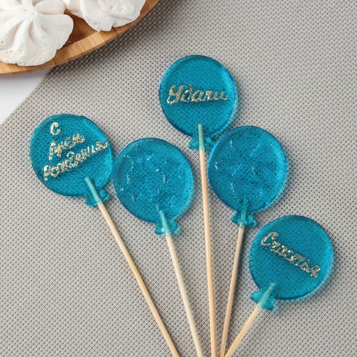 Силиконовый молд для леденцов и шоколада &laquo;Шарики&raquo;, 5,5 см, цвет прозрачный