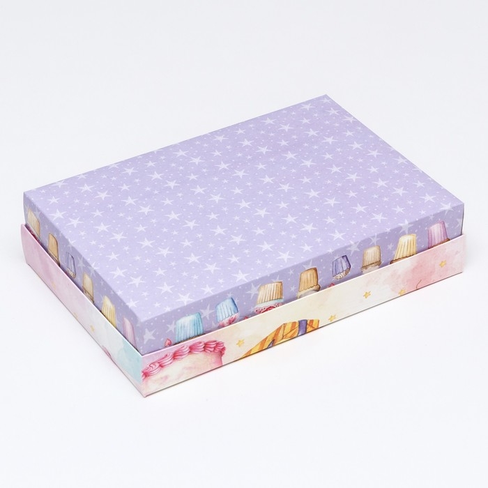 Коробка складная, Коробка складная, "Хорошего настроения!" 30 х 20 х 7 см