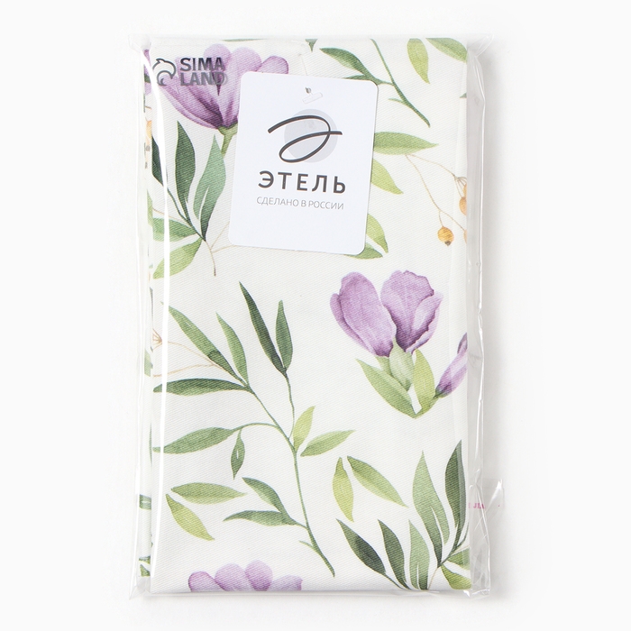 Полотенце Этель Полотенце Этель "Листья" 40х73 см, саржа, 100% хл, 190 г/м2