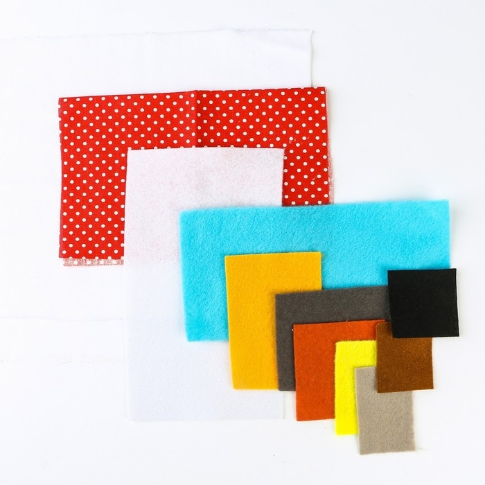 Новый год! Набор для изготовления текстильной игрушки &laquo;Весёлый Снеговик&raquo; высота &mdash; 16,5 см