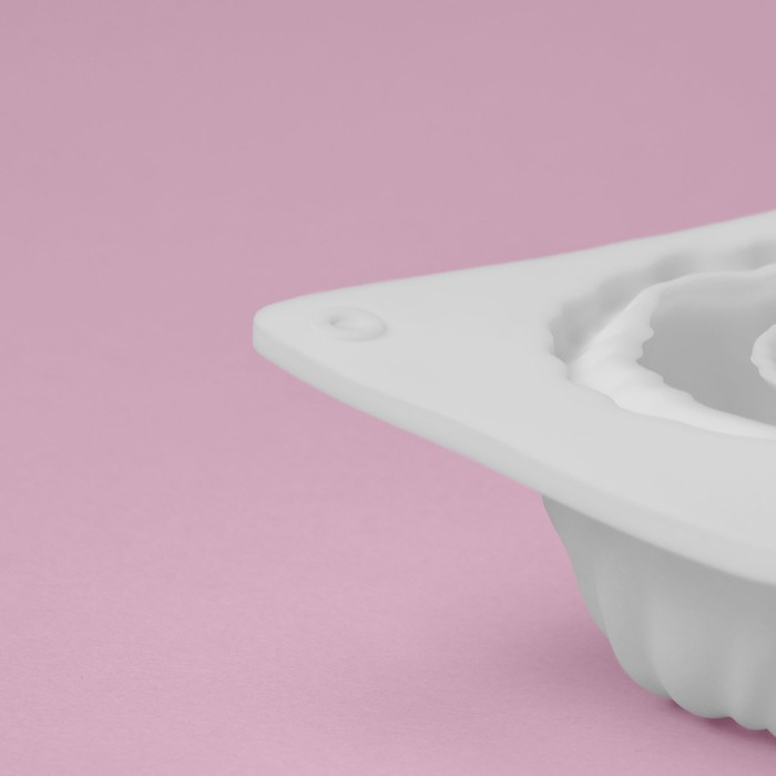 Форма для муссовых десертов и выпечки Доляна &laquo;Вихрь&raquo;, 29,8&times;17,5&times;3 см, 6 ячеек (d=7,7 см), цвет МИКС