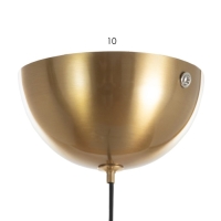 Светильник BayerLux "Хайфи" 27Вт LED золото-серебро 40х40х42см