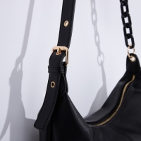 Сумка мешок, отдел на молнии, регулирующийся ремень, цвет чёрный Сумка мешок, отдел на молнии, регулирующийся ремень, цвет чёрный