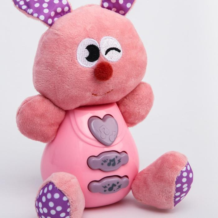 Игрушка развивающая музыкальная &laquo;Зайчик&raquo;, 18 см