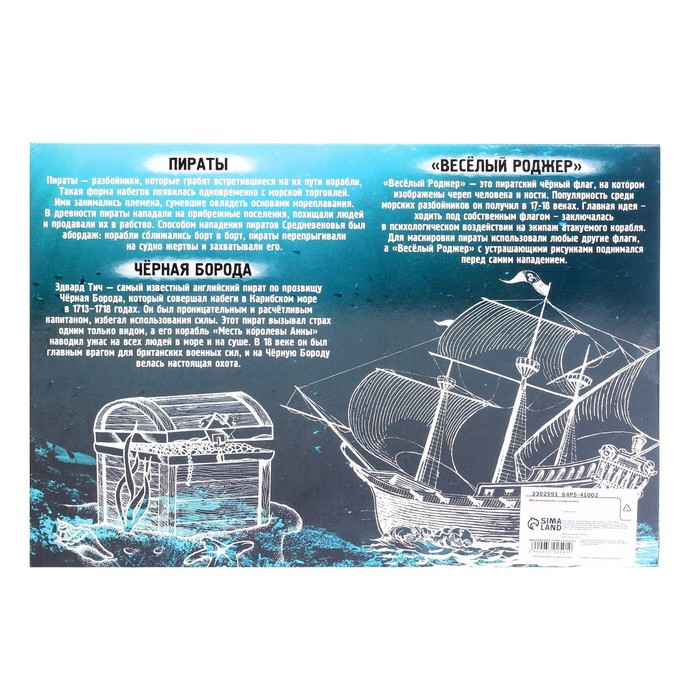 Головоломка металлическая &laquo;Загадки пиратов&raquo;, набор 8 шт.