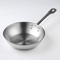 Сковорода &laquo;Общепит&raquo;, d=22 см, толщина корпуса 0,6 мм, дно 3,5 мм, с теплораспределительным слоем, индукция