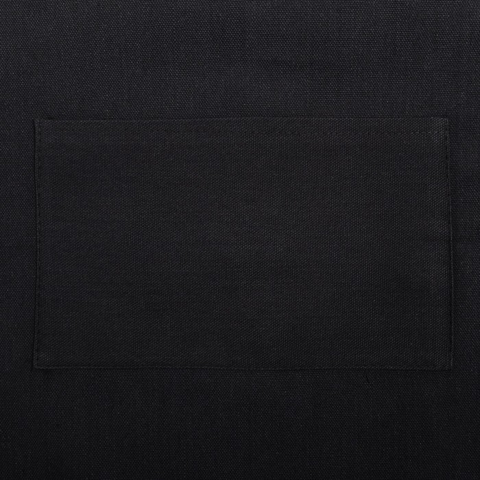 Фартук Доляна "Классика", цв.черный, 80*60 см, 100% п/э