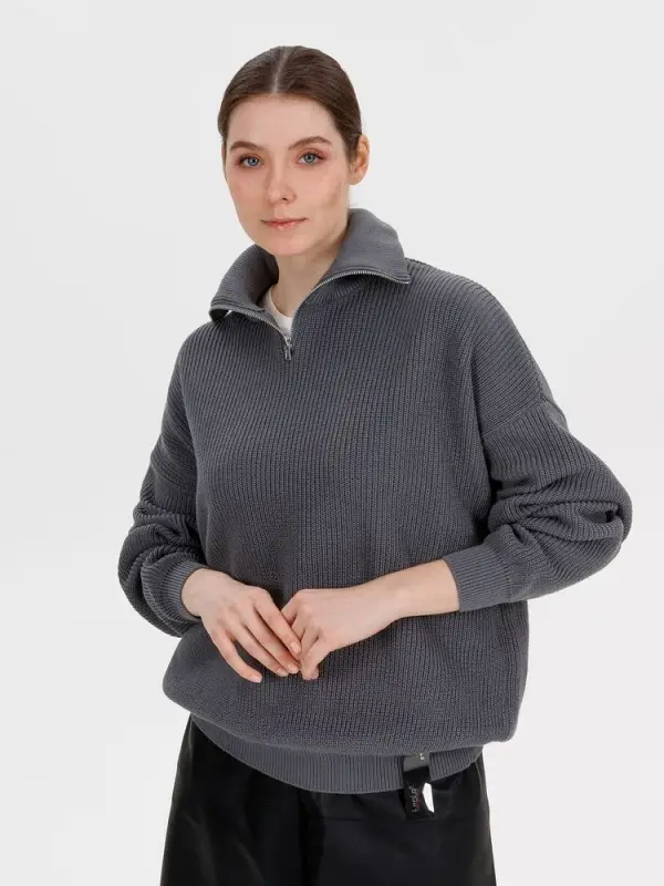 Джемпер Siluetti Birne, серый, размер L/XL Джемпер Siluetti Birne, серый, размер L/XL