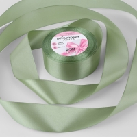 Лента атласная, 40 мм × 23 ± 1 м, цвет фисташковый №65 Лента атласная, 40 мм × 23 ± 1 м, цвет фисташковый №65