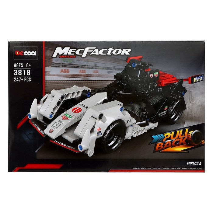 Конструктор «Формула», инерционный, 247 деталей Конструктор «Формула», инерционный, 247 деталей