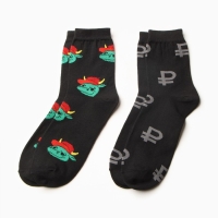 Набор мужских носков KAFTAN "Красивая жизнь" р. 41-44 (27-29 см), 2 пары