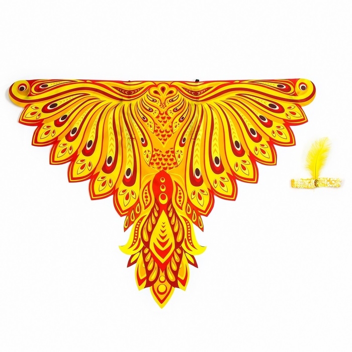 Карнавальный набор &laquo;Сказочная Жар-птица&raquo;, крылья 73 &times; 100 см, повязка