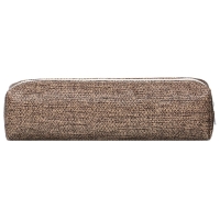 Пенал школьный на молнии "Твид" Calligrata, коричневый Пенал школьный на молнии "Твид" Calligrata, коричневый