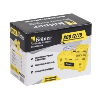 Компрессор автомобильный Kolner KCO 12/19, 12В, давление 3 бара, 15 л/мин, кабель 3 м
