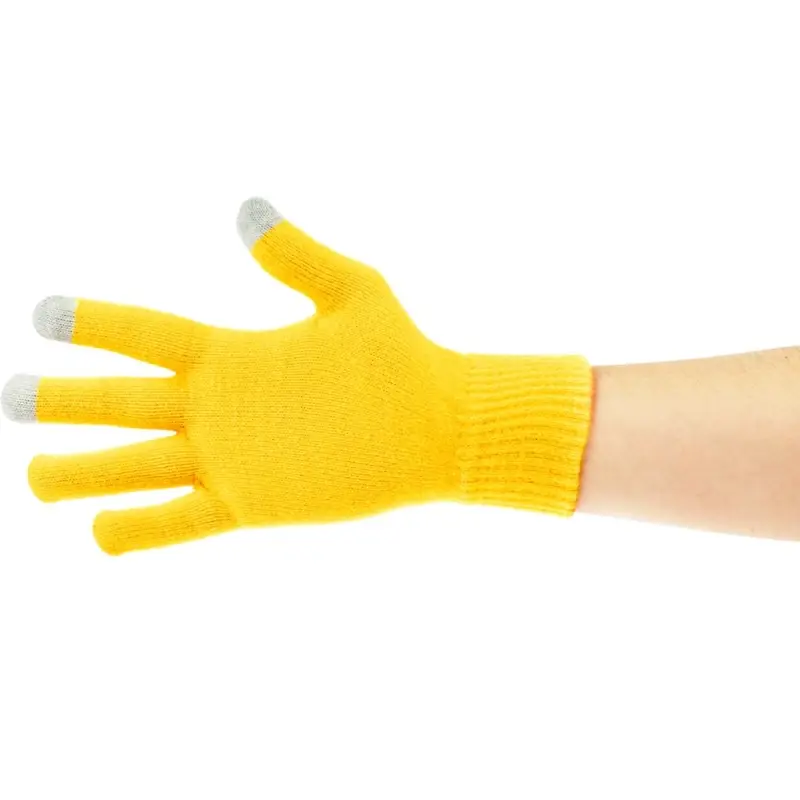 Перчатки сенсорные Urban Flow, желтые, размер S/M