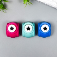 Дырокол фигурный "Звёздочка" d=1 см МИКС 3,5х3х3,5 см Дырокол фигурный "Звёздочка" d=1 см МИКС 3,5х3х3,5 см