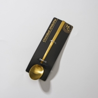 Ложка чайная из нержавеющей стали Magistro «Оску стандарт», длина 14,5 см, цвет золотой Ложка чайная из нержавеющей стали Magistro «Оску стандарт», длина 14,5 см, цвет золотой