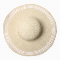 Шляпа женская MINAKU, цв. бежевый, р-р 58 Шляпа женская MINAKU, цв. бежевый, р-р 58