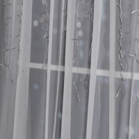 Гирлянда &laquo;Занавес&raquo; 2 &times; 1.5 м, IP20, прозрачная нить, 360 LED, свечение жёлтое, 8 режимов, 220 В