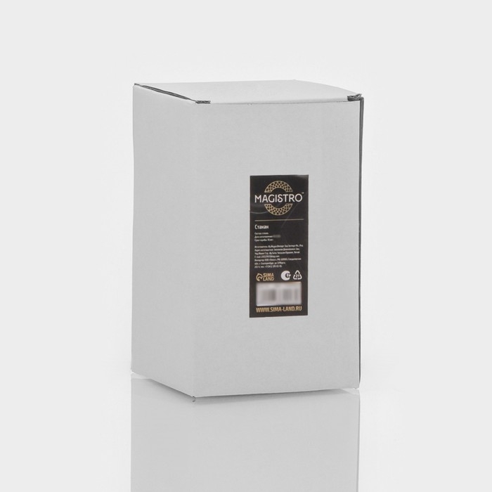 Стакан стеклянный с двойными стенками Magistro &laquo;Поль&raquo;, 450 мл