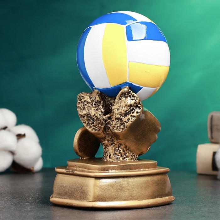 Стела Стела "Волейбол" цветная, 8,5х11х18см