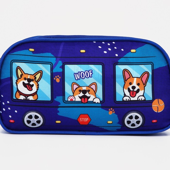 Сумка поясная детская для девочки &laquo;Собачки&raquo; 20х11х4см