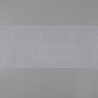 Шторная лента люверсная, органза, 10 см, 50 ± 1 м, цвет прозрачный Шторная лента люверсная, органза, 10 см, 50 ± 1 м, цвет прозрачный