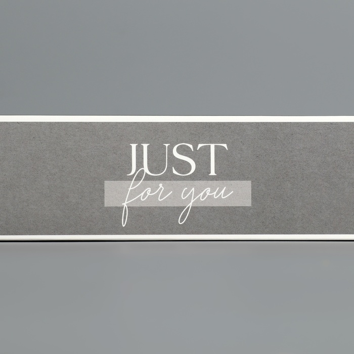 Коробка для конфет, кондитерская упаковка, 5 ячеек, &laquo;Для тебя!&raquo;, 5 х 21 х 3.3 см