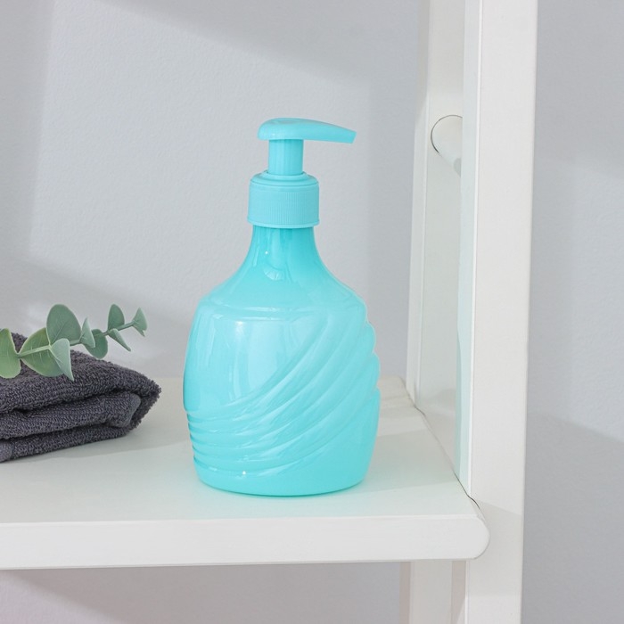 Дозатор для жидкого мыла &laquo;Волны&raquo;, 7,8&times;7,8&times;15,5, цвет МИКС