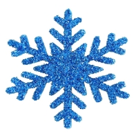 Новый год! Декор &laquo;Снежинки&raquo; на клеевой основе, набор 12 шт.