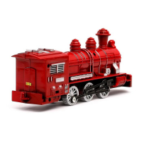 Поезд инерционный &laquo;Паровоз&raquo;, цвета МИКС