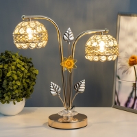 Настольная лампа "Брид" 2xG4 35Вт золото 30х12х31 см RISALUX Настольная лампа "Брид" 2xG4 35Вт золото 30х12х31 см RISALUX