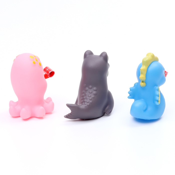 Мялка &laquo;Морские жители&raquo; с язычком, виды МИКС