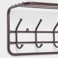 Вешалка с полкой 100 см, цвет Коричневый Вешалка с полкой 100 см, цвет Коричневый