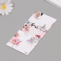 Наклейка с объёмным элементом "Макияж" 7х15,2 см Наклейка с объёмным элементом "Макияж" 7х15,2 см