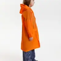 Дождевик детский RainDrop Kids, оранжевый, 10 лет (рост 130-140)