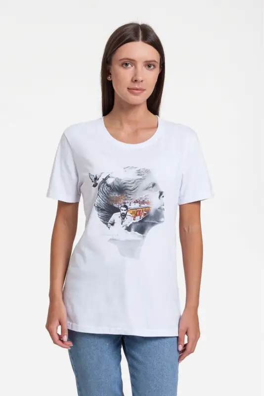 Футболка женская &laquo;Подруга Питер&raquo;, белая, размер S